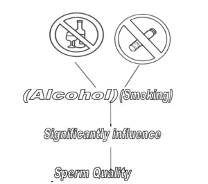 Alcohol and smoking have significant influence on sperm quality